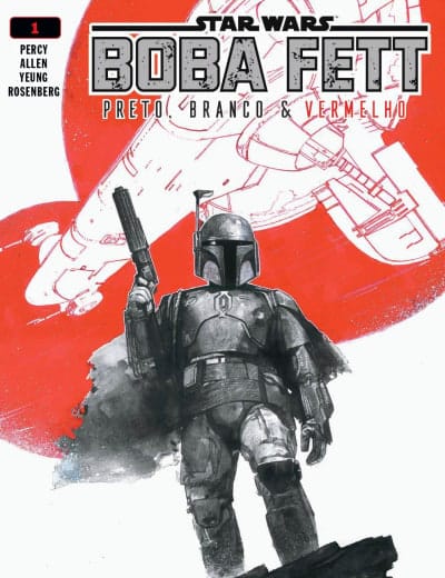 Star Wars: Boba Fett: Preto, Branco & Vermelho #1   